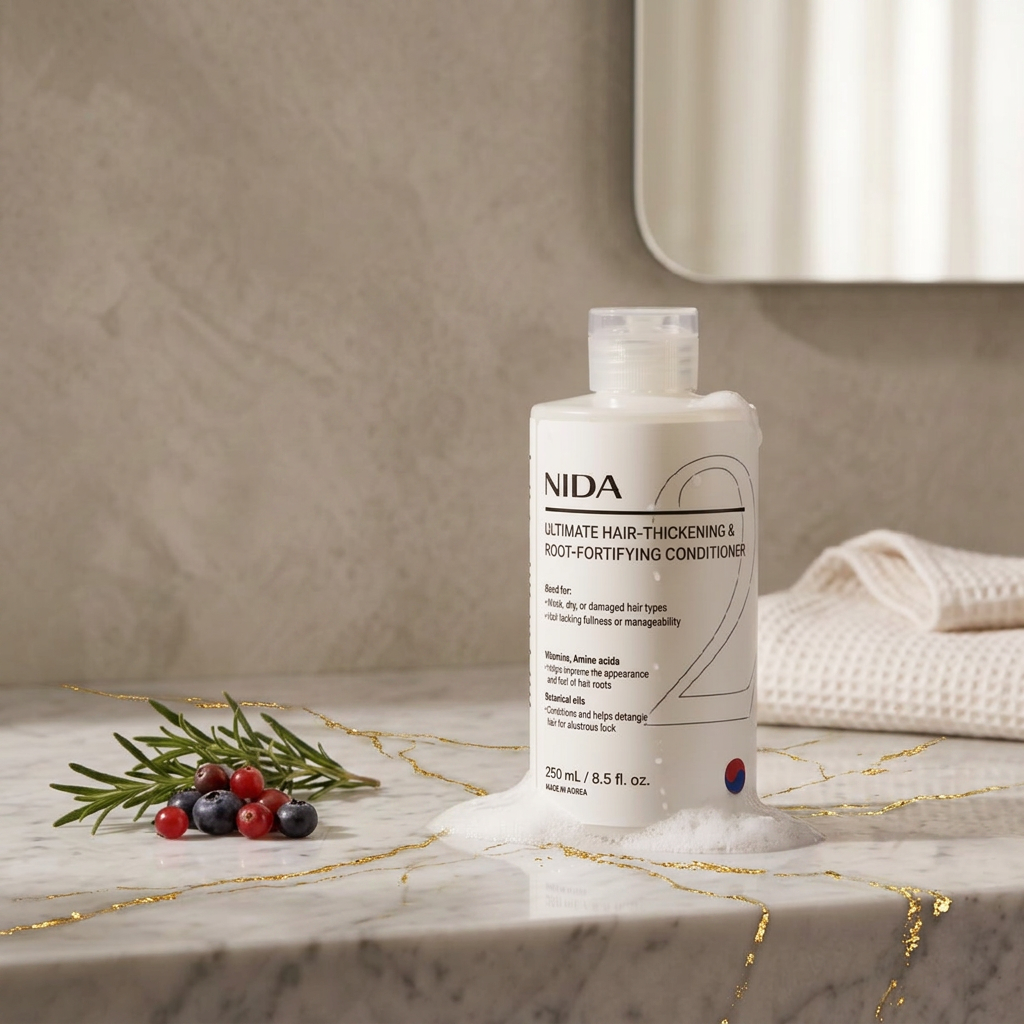 NIDA - Ultimate Hair-Thickening Root-Fortfying Conditioner - Posilující kondicionér pro houstnutí vlasů a zpevnění kořínků - 250 ml