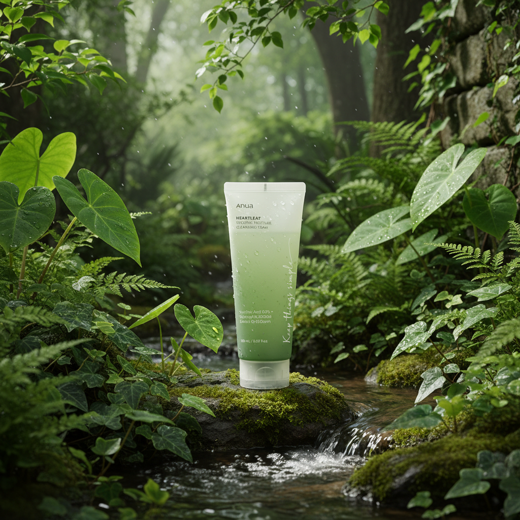 ANUA - Heartleaf Succinic Moisture Cleansing Foam - Hydratační čisticí pěna - 150 ml