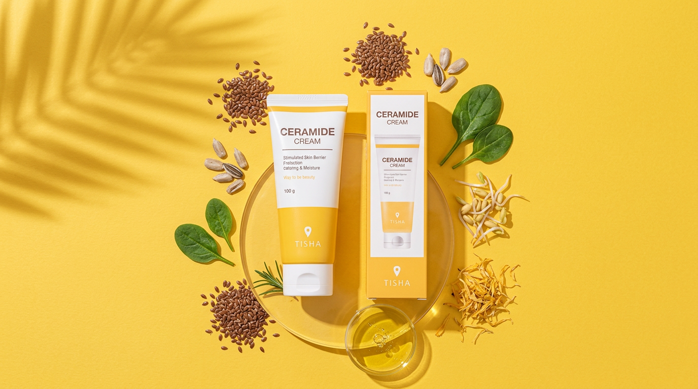 TISHA - Ceramide Cream - Intenzivní regenerační krém s ceramidy - 100 ml