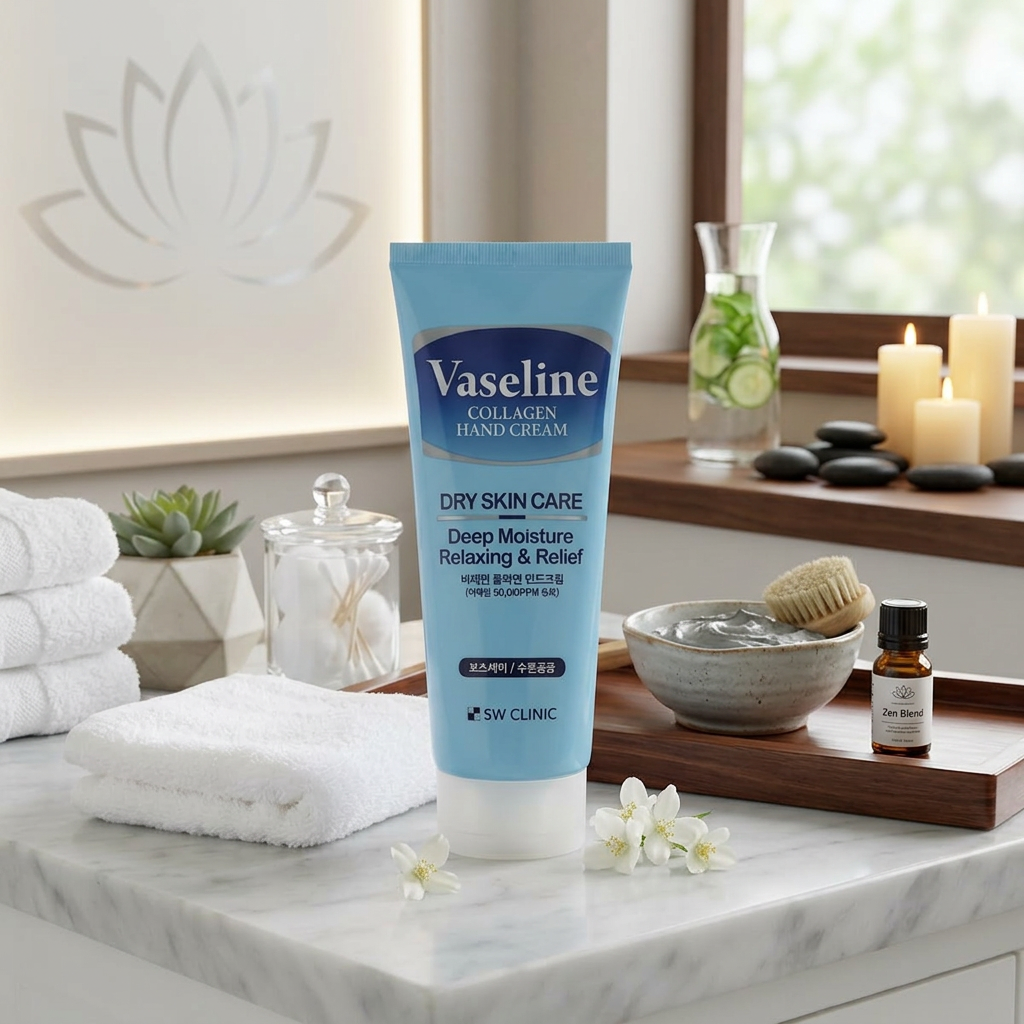 3W CLINIC - Vaseline Collagen Hand Cream - Vazelínový a kolagenový krém na ruce - 100 g