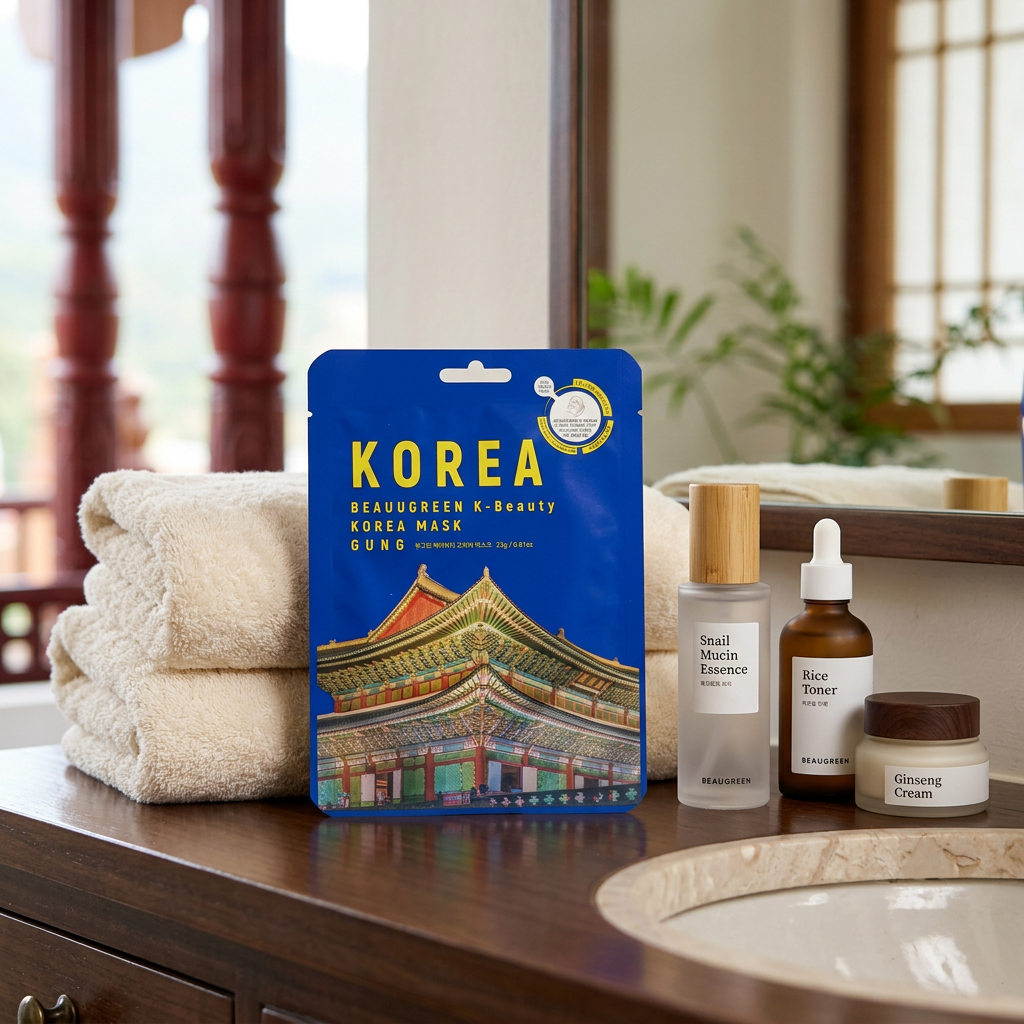 Beauugreen - K-Beauty KOREA Mask - Plátýnková maska KOREA - 23 ml