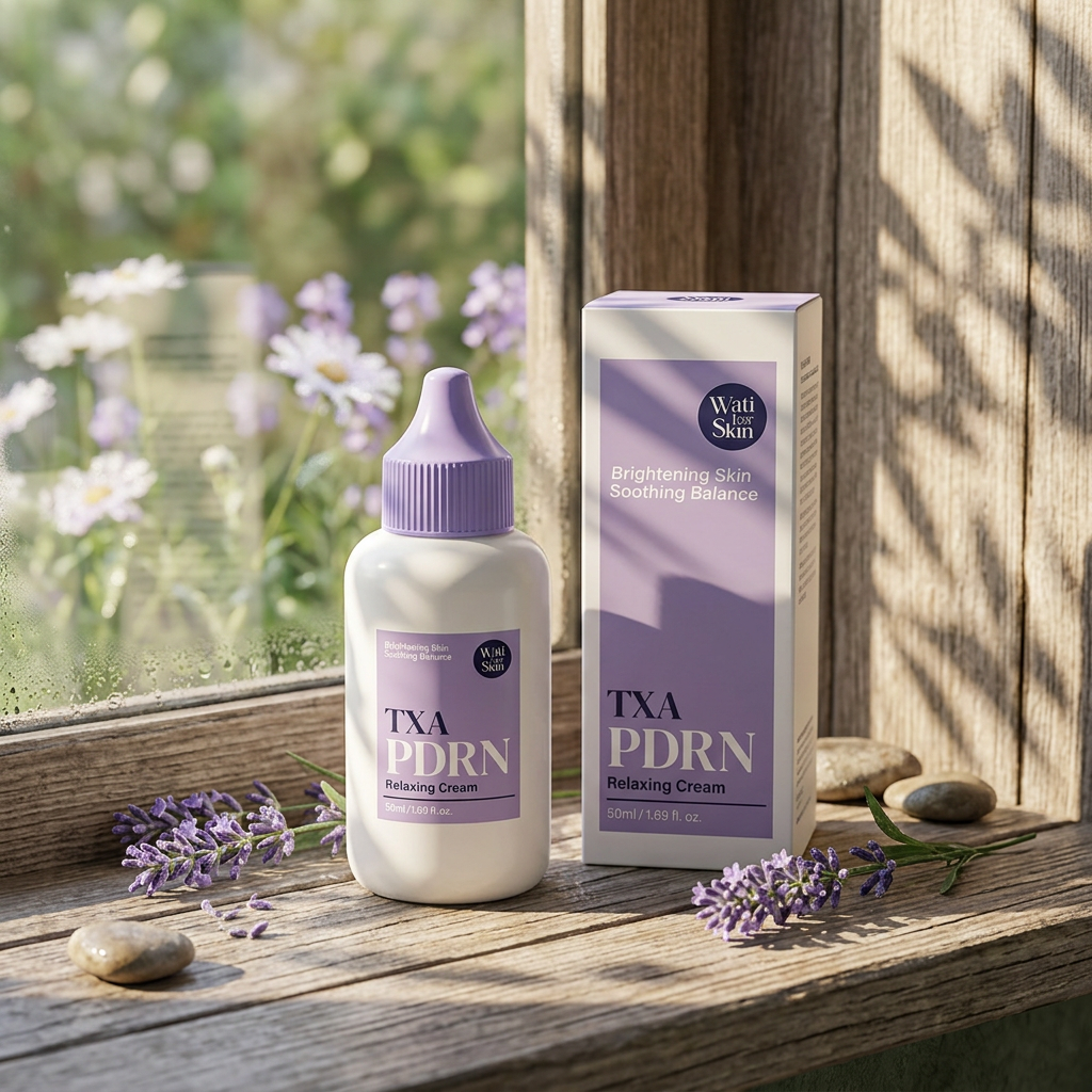 WATI FOR SKIN - Tranexamic Acid PDRN Relaxing Cream - Rozjasňující a regenerační pleťový krém s PDRN - 50 ml