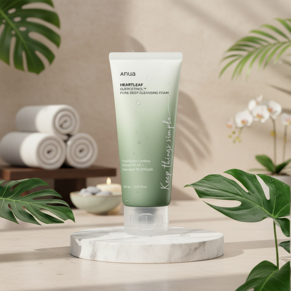 ANUA - Heartleaf Quercetinol Pore Deep Cleansing - Čisticí pěna na ucpané póry - 150 ml