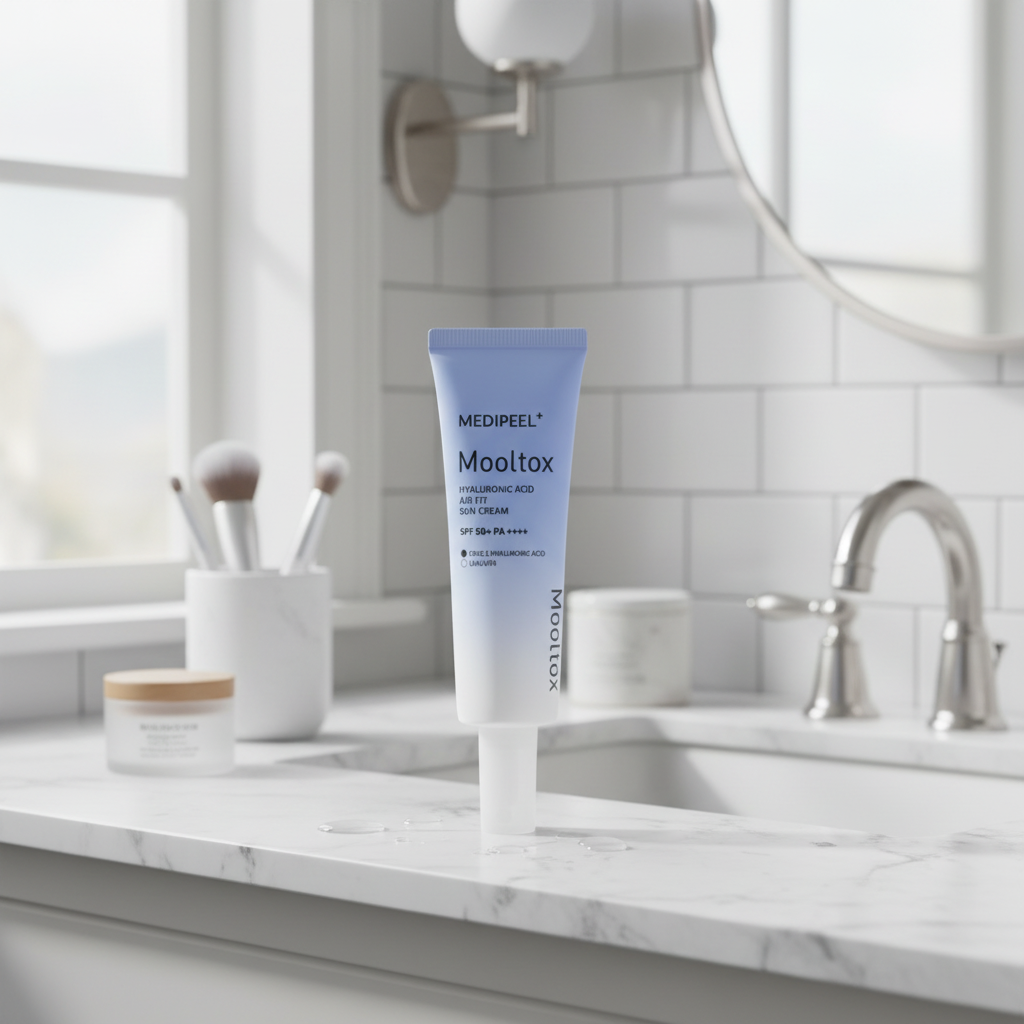 MEDI-PEEL - Mooltox Hyaluronic Acid Air Fit Sun Cream SPF 50+ PA++++ - Hydratační SPF s kyselinou hyaluronovou - 50 ml