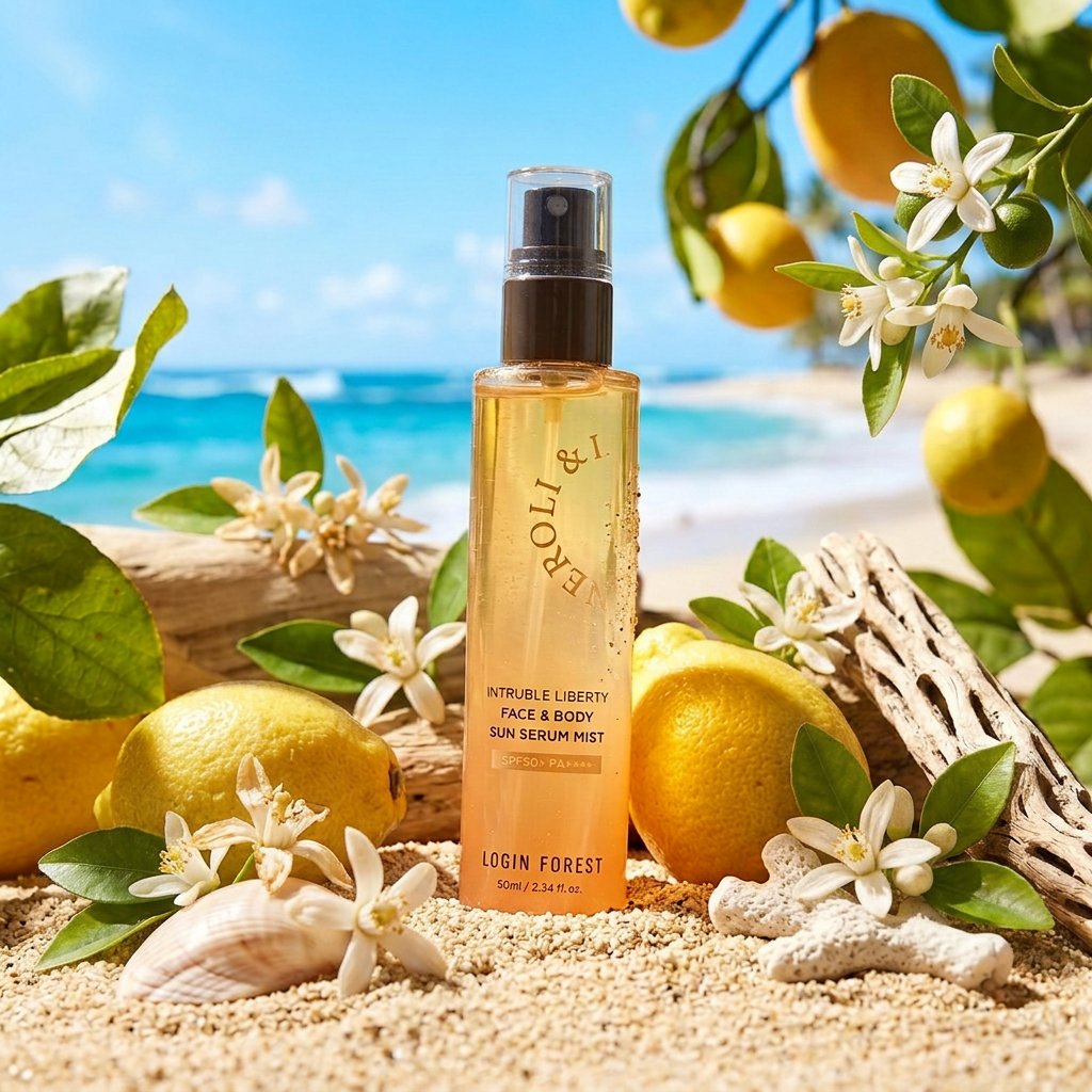 LOGIN FOREST - Citruble Liberty Face&Body Sun Serum Mist SPF50+PA++++ - Opalovací sérum v mlze na obličej a tělo SPF 50+ PA++++ - 50 ml