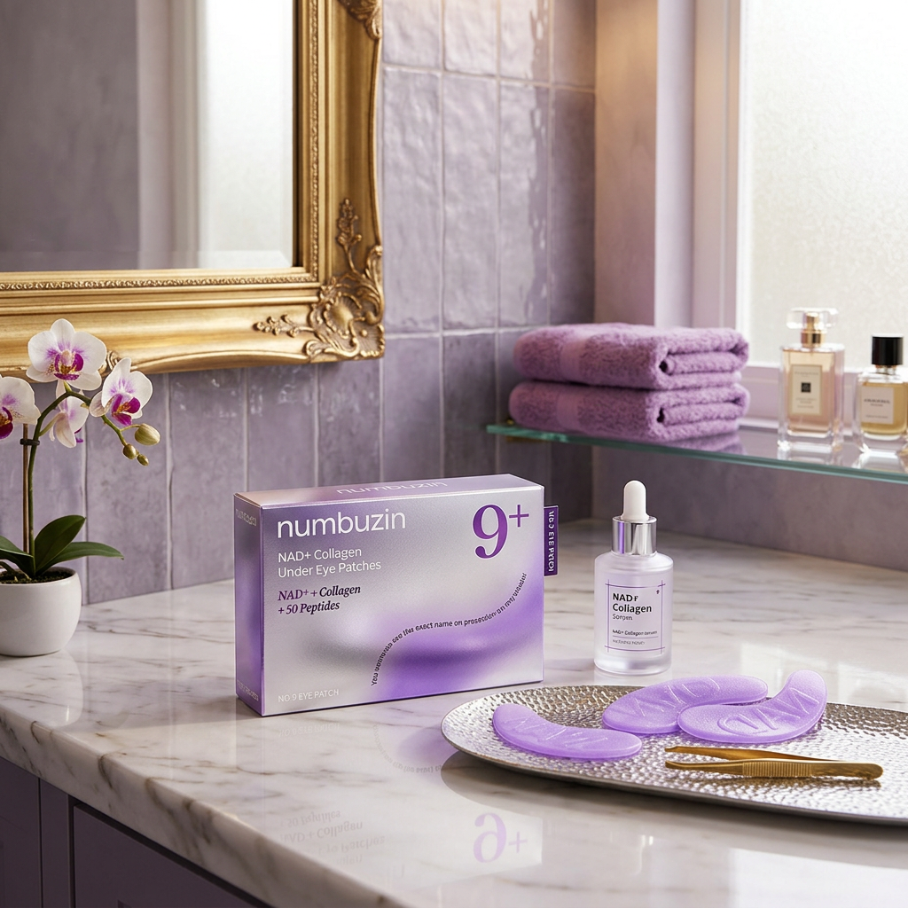 Numbuzin - NAD+ Collagen Under Eye Patches - Kolagenové oční náplasti s NAD+ - 5ks