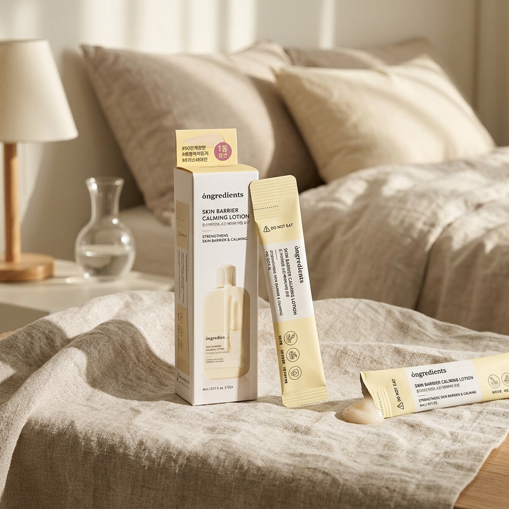 ONGREDIENTS - Skin Barrier Calming Lotion - Zklidňující pleťové mléko pro zlepšení kožní bariéry - 4 ml x 5 ks
