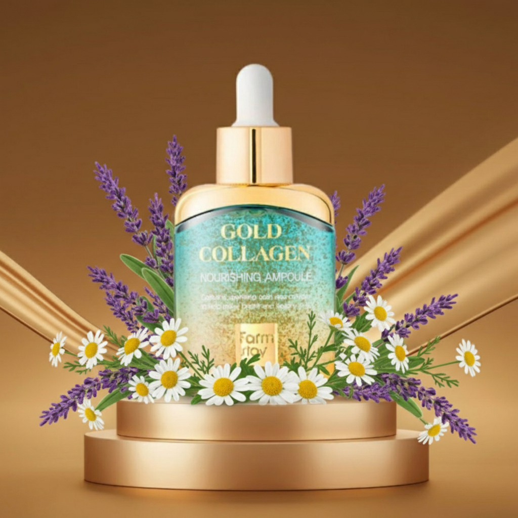 Farm Stay - Gold Collagen Nourishing Ampoule - Vyživující kolagenová ampule /sérum - 35 ml