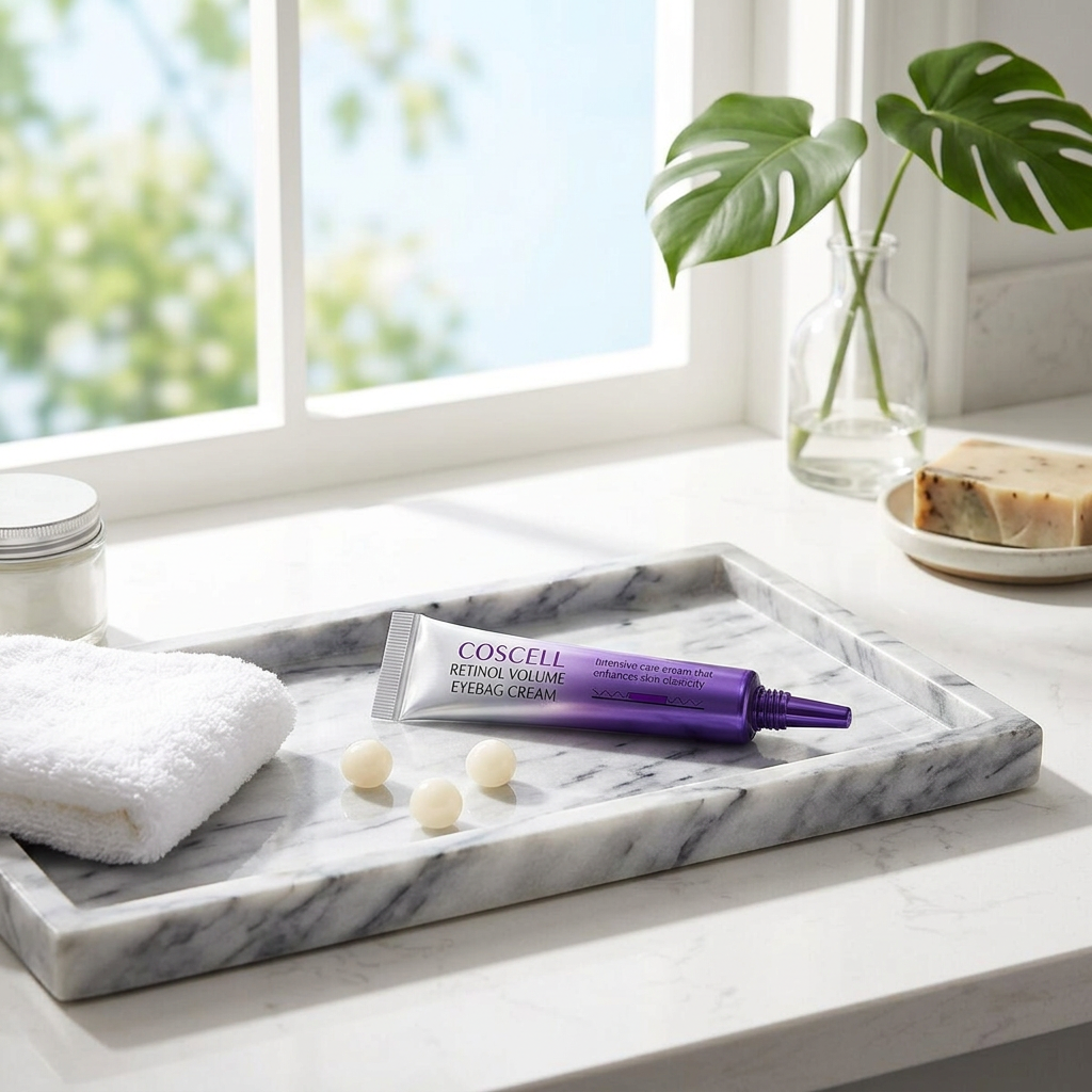 COSCELL - Retinol Volume Eye Bag - Oční krém na bázi retinolových mikrojehliček s okamžitým efektem - 10 ml