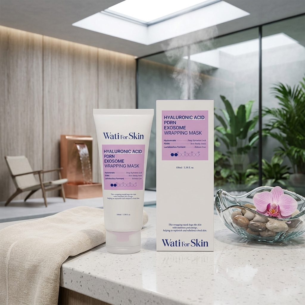 WATI FOR SKIN - Hyaluronic Acid PDRN Exosome Wrapping Mask - Hydratační slupovací maska s PDRN a exosomy - 100 ml