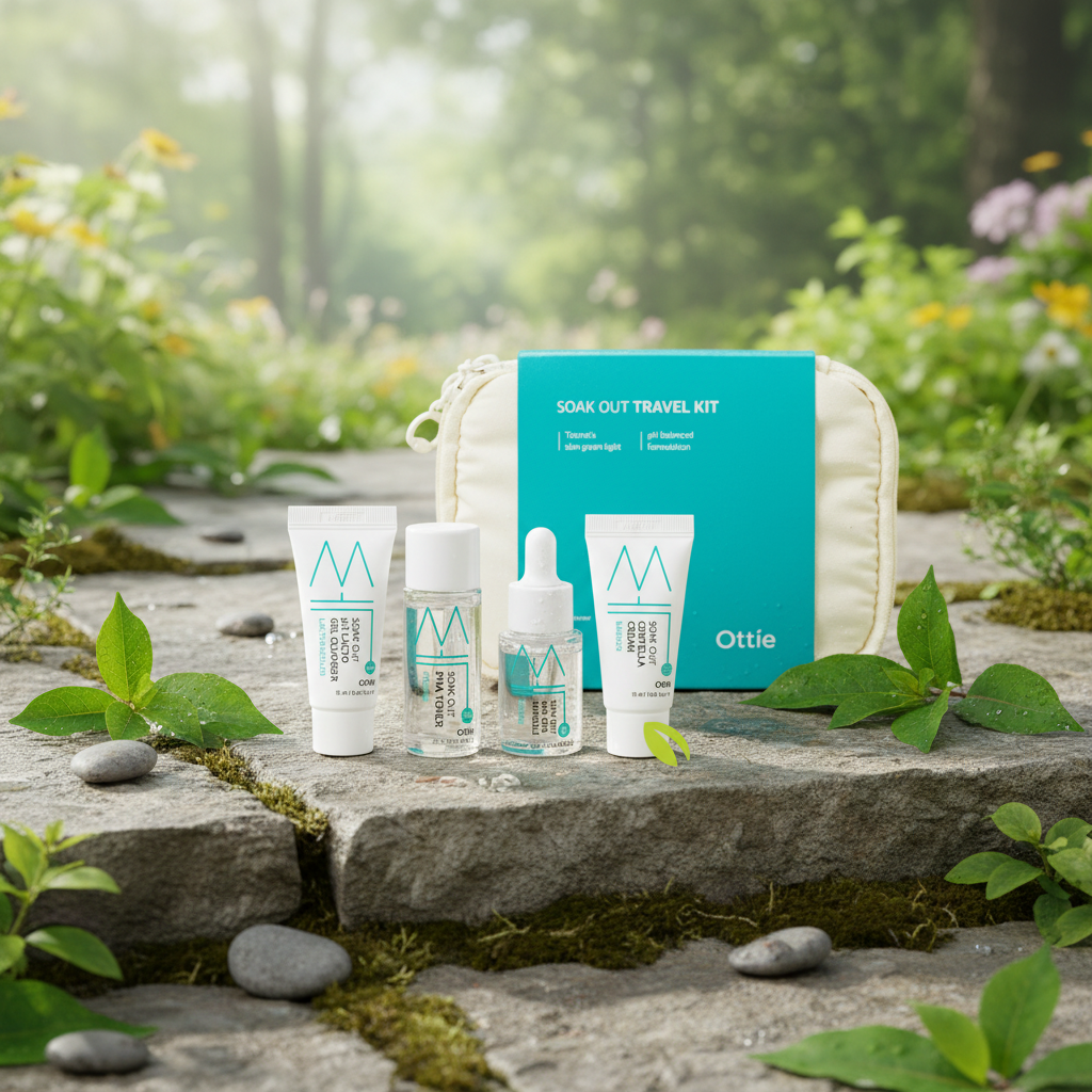 OTTIE - Soak Out Travel Kit - Cestovní balíček - 4ks
