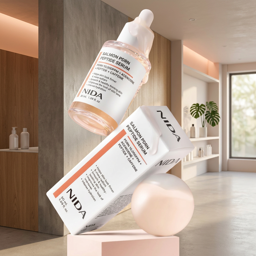 NIDA - Salmon PDRN Peptide Serum - Obnovující sérum s lososím PDRN a peptidy - 50 ml