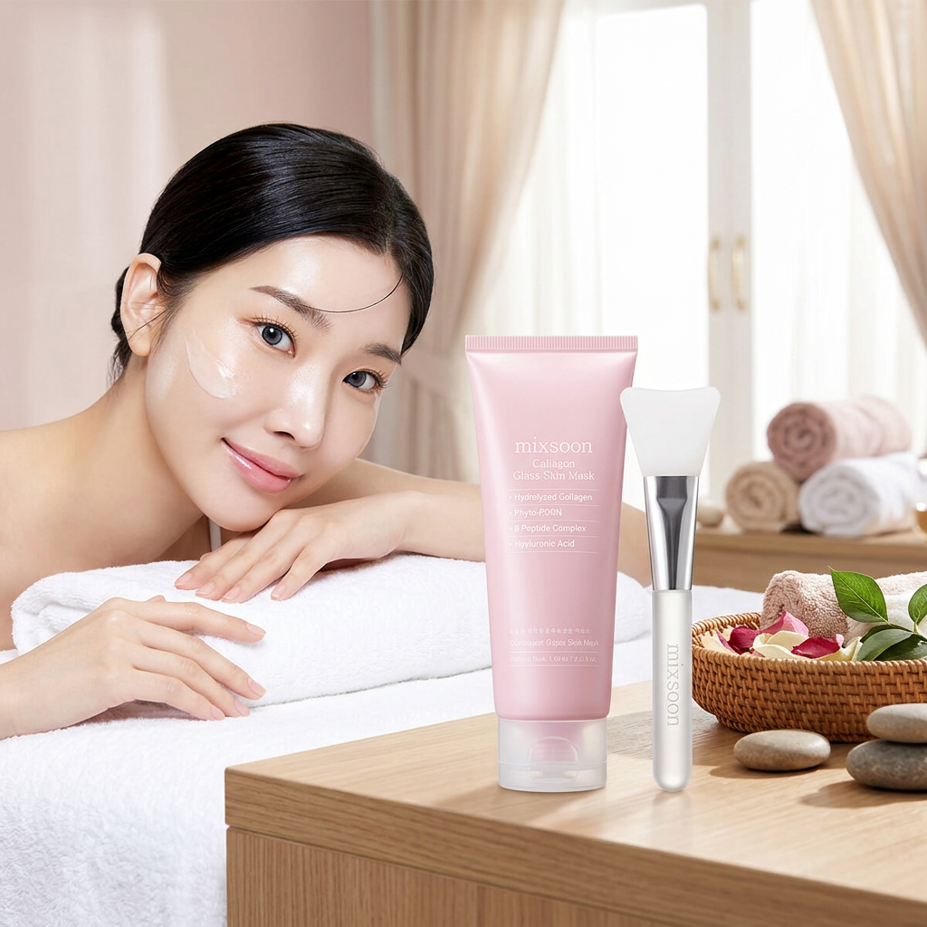 MIXSOON - Collagen Glass Skin Mask - Kolagenová maska pro „glass skin“ efekt - 80 ml