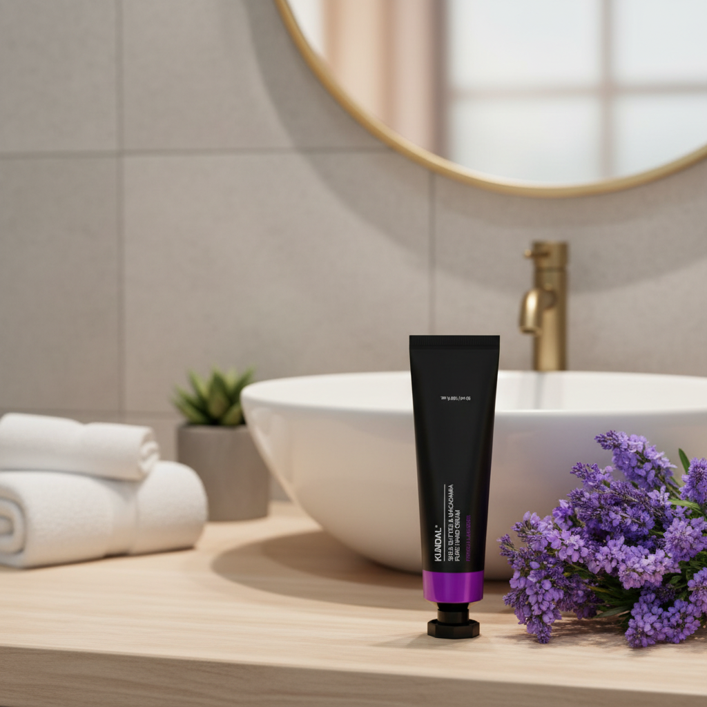 Kundal Shea Butter & Macadamie Pure Hand Cream Aroma Edition - Hydratační a vyživující krém na ruce FRENCH LAVENDER - 50 ml