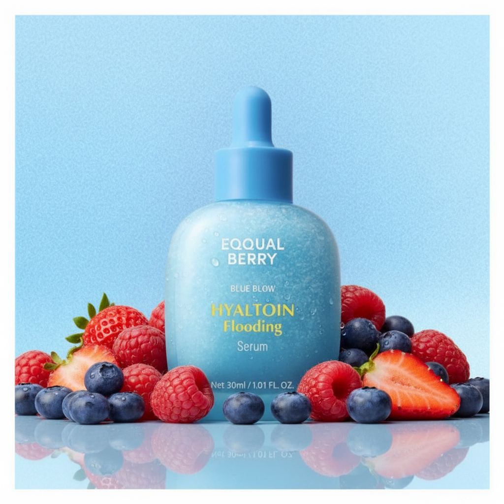 EQQUALBERRY - Hyaltoin Flooding Serum - Intenzivně hydratační sérum s hyaluronem a alantoinem - 30 ml