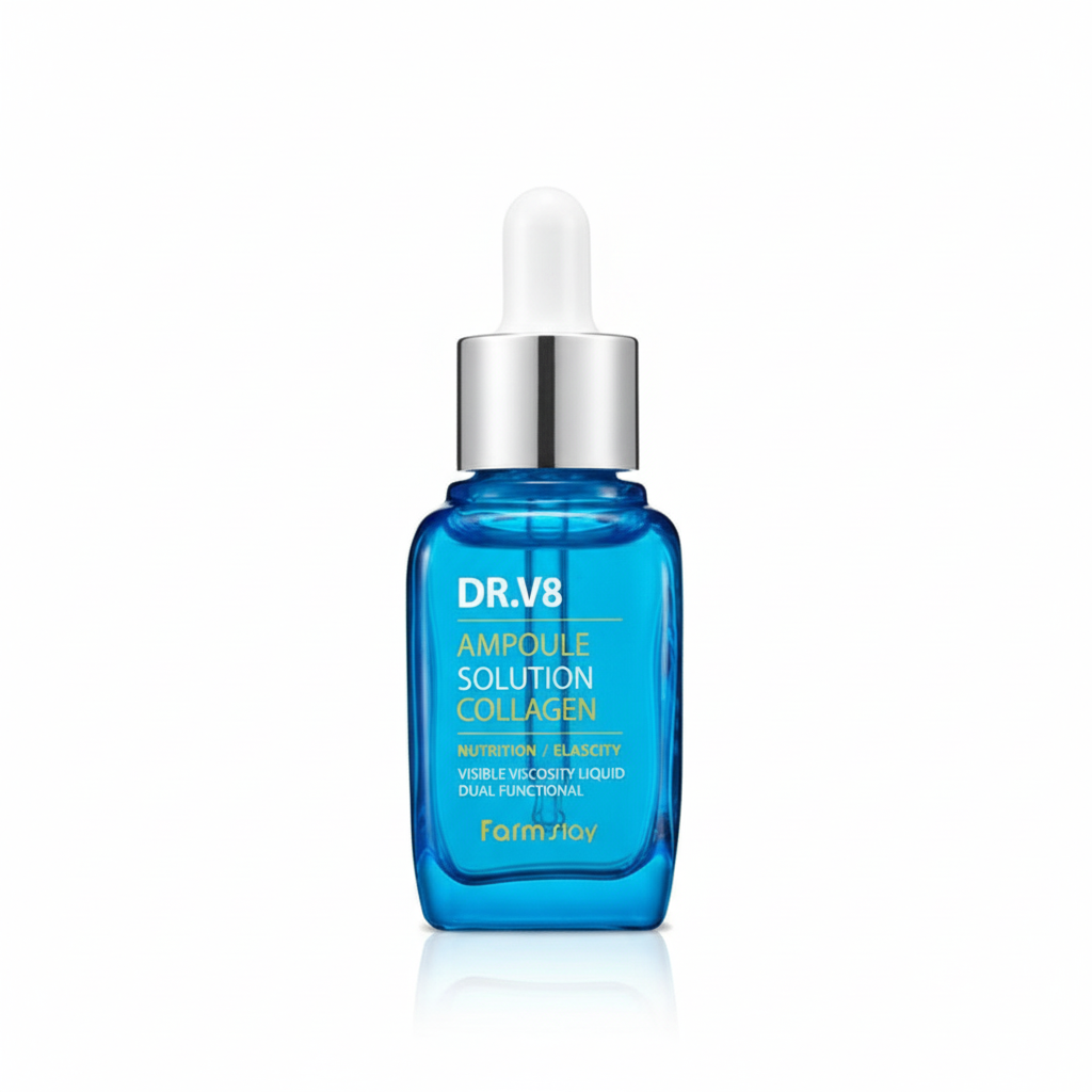 Farm Stay - Dr. V8 Ampoule Solution Collagen - Kolagenová ampule pro všechny typy pleti- 30 ml