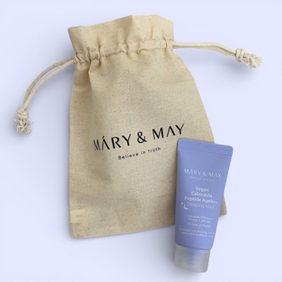 Mary & May - Calendula Peptide Ageless Sleeping Mask - Noční maska s peptidy a výtažkem z měsíčku lékařského - 30 g