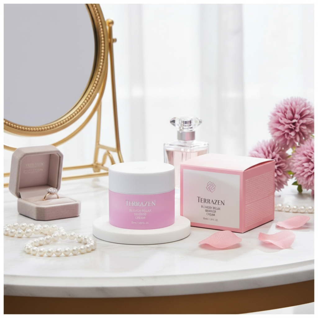 TERRAZEN Blemish Relax Proti Kuperóze, Rosacee - Ochranný Pečující Krém 50 ml