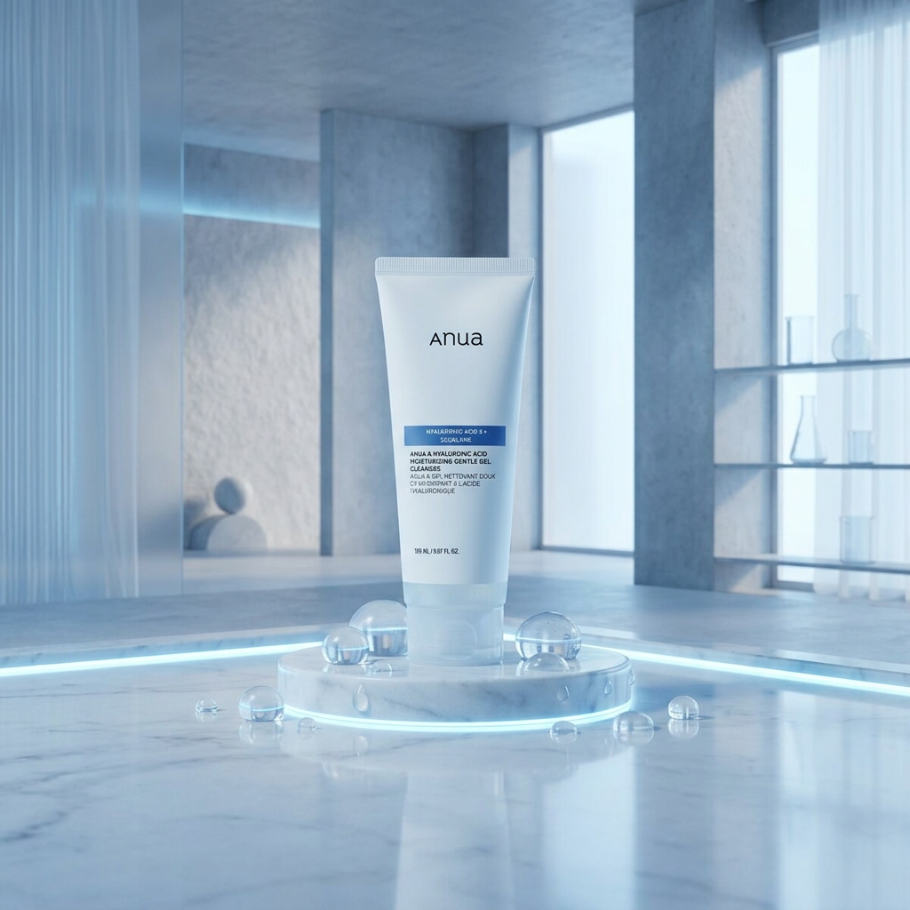 ANUA - 8 Hyaluronic Acid Moisturizing Gentle Gel Cleanser - Jemný čisticí gel s 8 druhy kyseliny hyaluronové - 150 ml