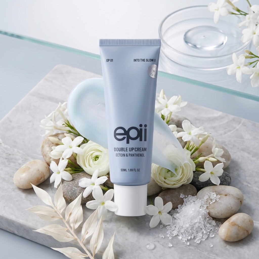 EPII - Double Up Cream Ectoin & Panthenol - Intenzivní zklidňující a ochranný krém s ektoinem a panthenolem - 50 ml