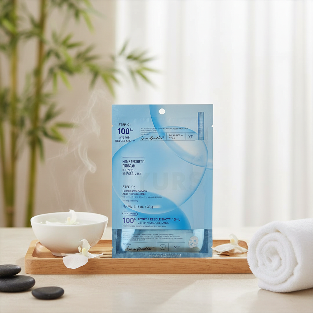 VT - Hydrop Reedle SHOT® 100hL 2Step Hydrogel Mask - Dvoufázová, hydratační maska s mikrojehličkami - 1.5 g + 33 g