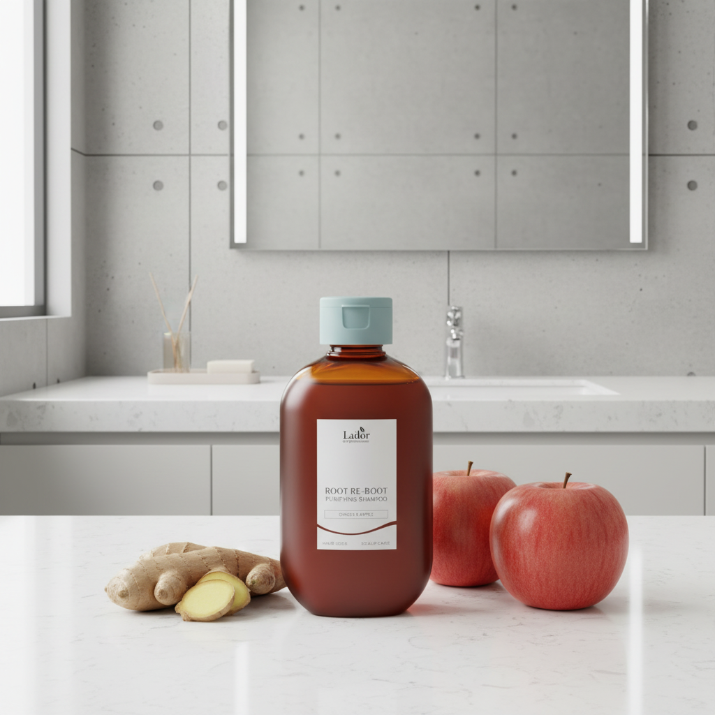 Lador - Root Re-Boot Purifying Shampoo Ginger and Apple - Čisticí šampon proti vypadávaní vlasů s výtažkem ze zázvoru a jablka - 300 ml