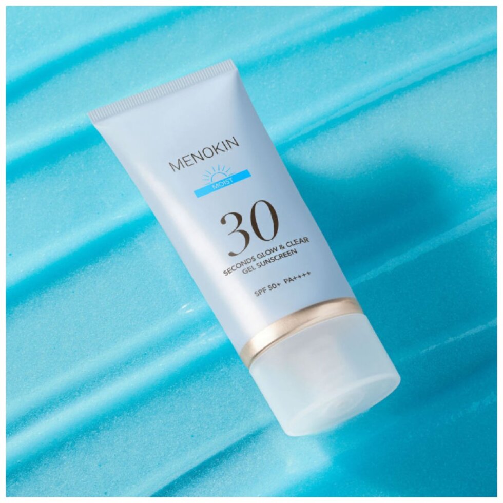 MENOKIN - 30 Seconds Glow & Clear Gel Sunscreen MOIST - 30sekundový hydratační gelový opalovací krém - 50 ml