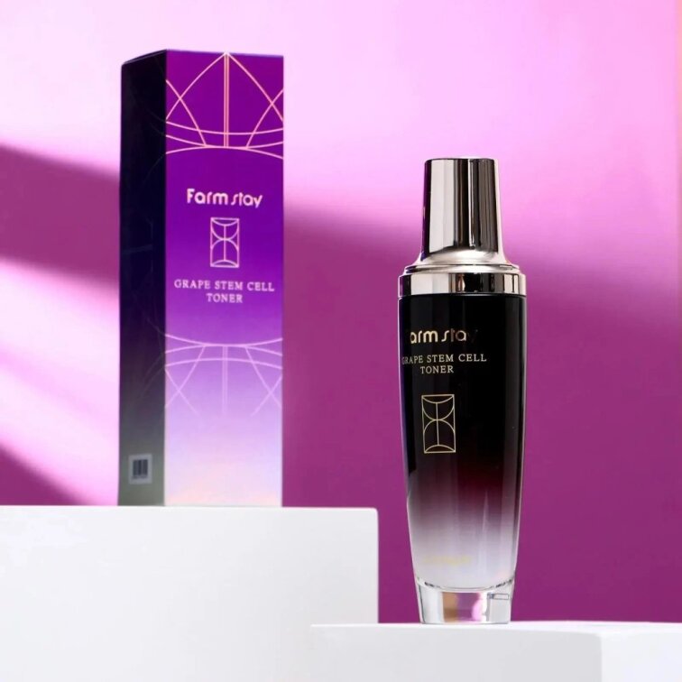 Farm Stay - Grape Stem Cell Toner - Toner s hroznovými kmenovými buňkami - 130 ml