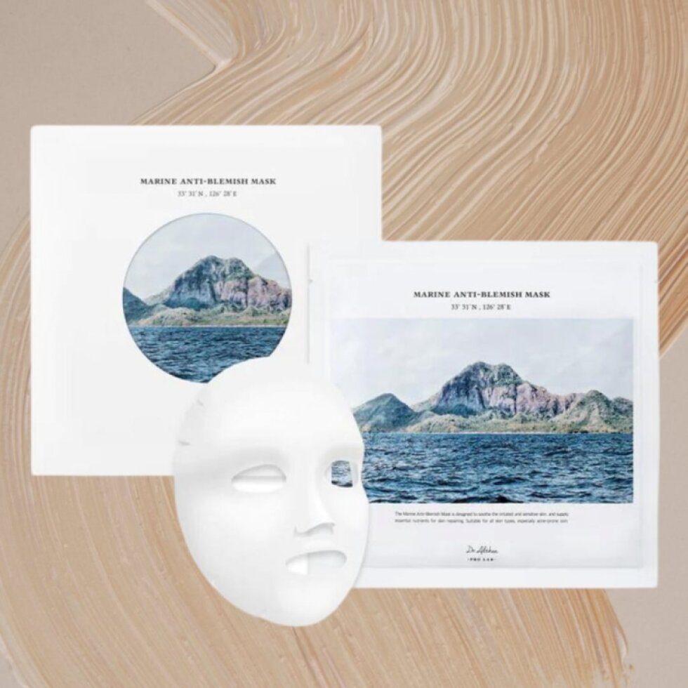 Dr. Althea - Marine Anti-Blemish Mask - Jemná exfoliační plátýnková maska - 27ml x 5 ks