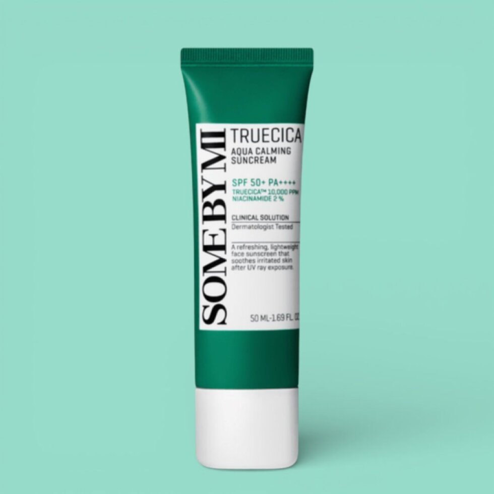 SOME BY MI - Truecica Aqua Calming Suncream SPF50+/PA++++ - Zklidňující krém s SPF - 50 ml