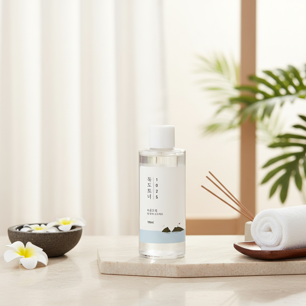 ROUND LAB - 1025 Dokdo Toner - Exfoliační hydratační pleťový toner - 100 ml