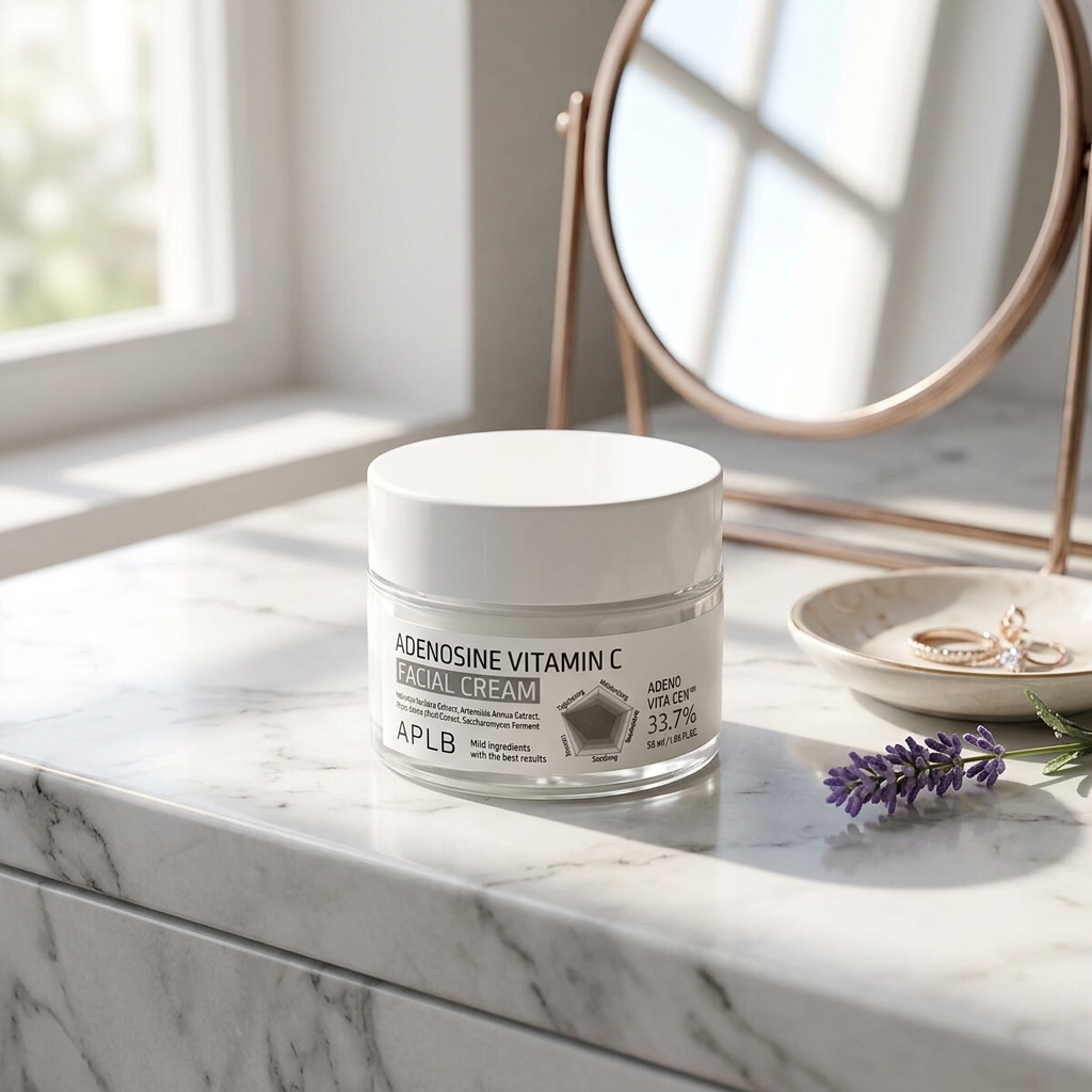 APLB - Adenosine Vitami C Facial Crem - Krém s vitaminem C a adenosinem pro pružnou a jasnou pleť - 55 ml