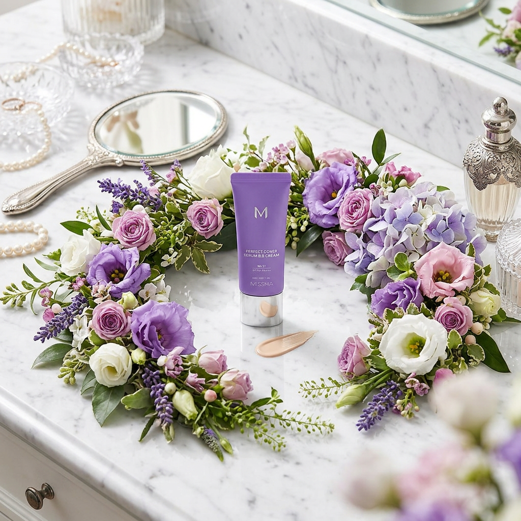 MISSHA - Perfect Cover Serum BB Cream SPF50+ PA++++ - Pečující BB sérum s SPF #21 Light Beige - 50 ml