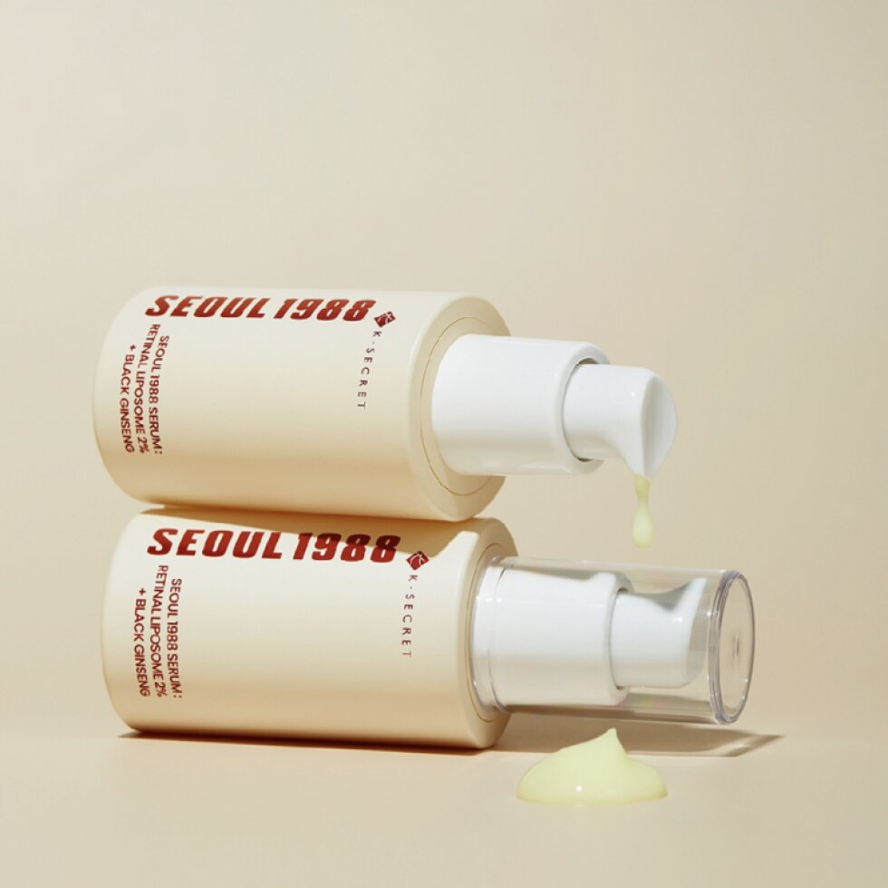 KSECRET - SEOUL 1988 Serum : Retinal Liposome 2% + Black Ginseng - SEOUL 1988 Sérum: Retinal Liposom 2 % + Černý ženšen - 30 ml