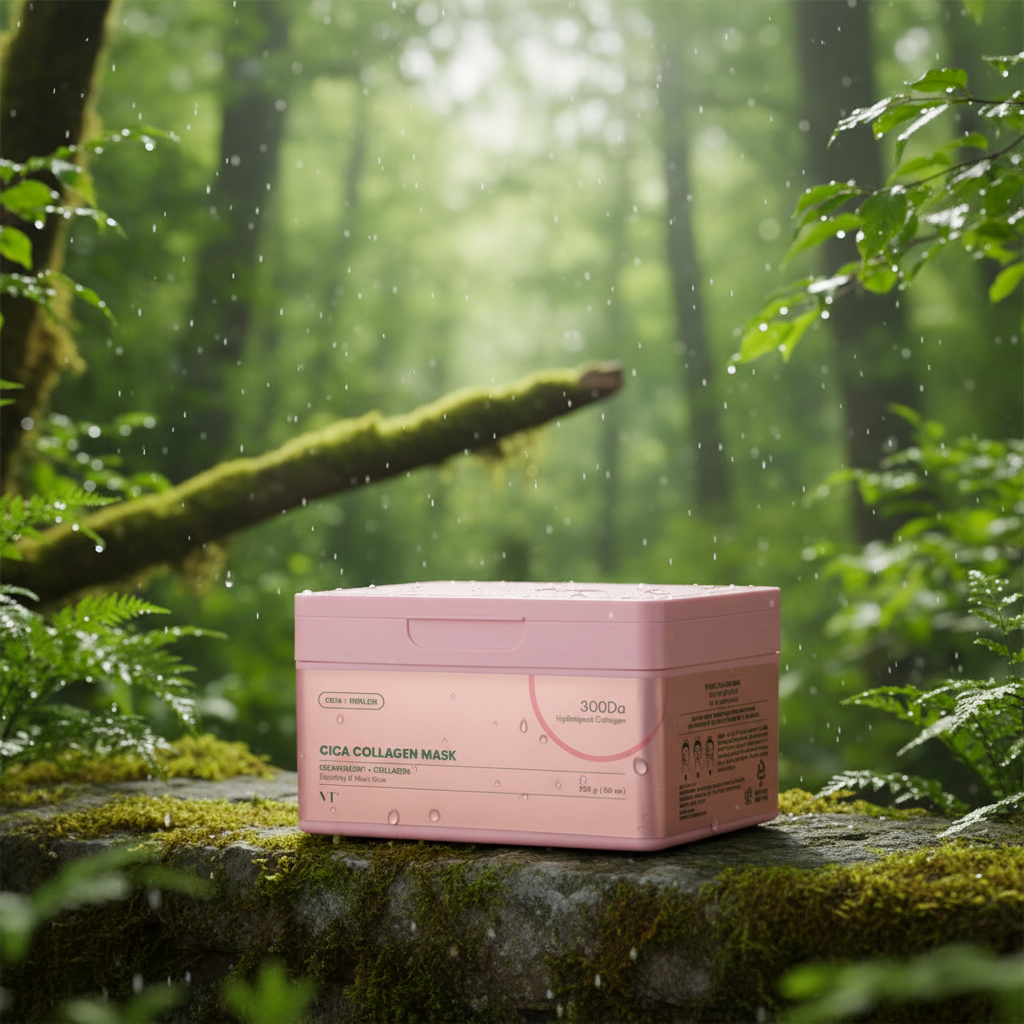 VT - Cica Collagen Mask - Zpevňující kolagenové plátýnkové masky s centelou - 30ks/ 320 g