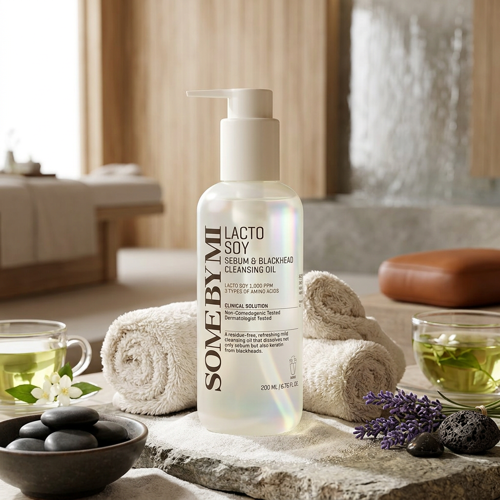 SOME BY MI - Lactosoy Sebum & Blackhead Cleaning Oil - Jemný odličovací olej - 200 ml
