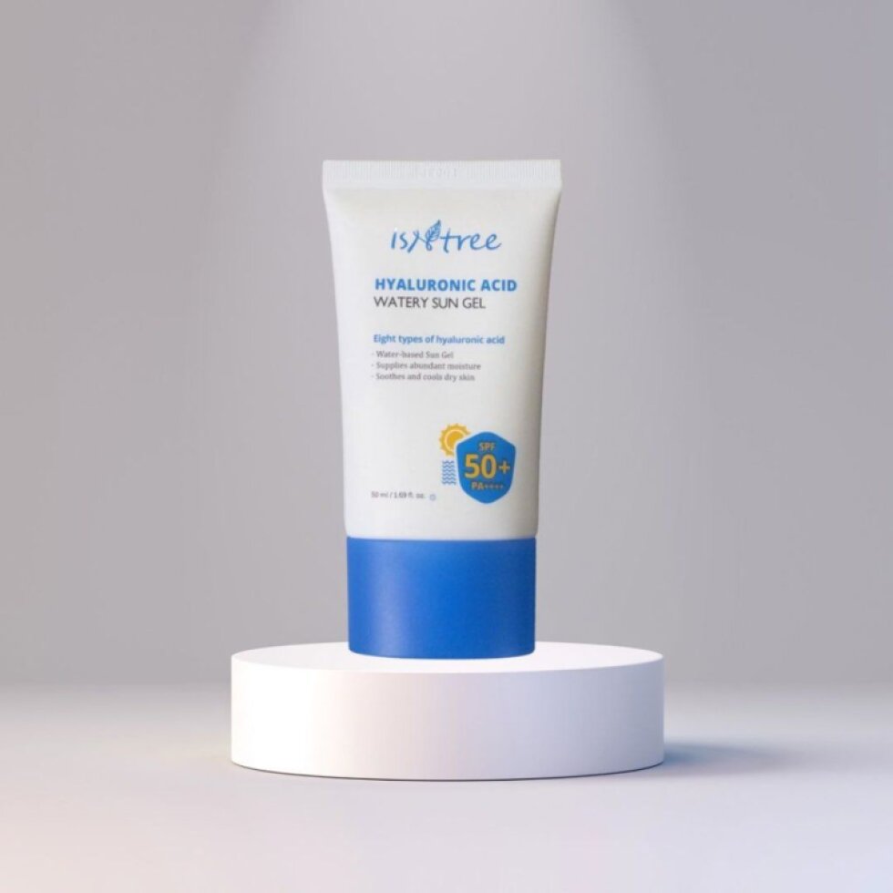 ISNTREE - Hyaluronic Acid Watery Sun Gel SPF 50 PA ++++ - Lehký hydratační gelový krém s SPF 50 PA ++++ 50 ml