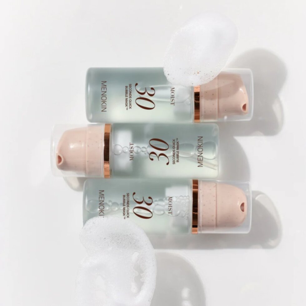 MENOKIN - 30 Seconds Quick Bubble Mask Moist - 30sekundové, bublinkové, hydratační sérum - 95 ml