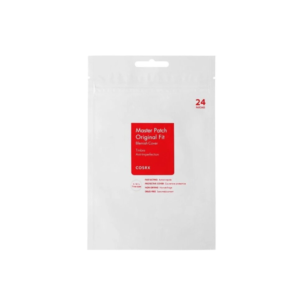 COSRX - Acne Pimple Master Patch - Hojivé náplasti na nedokonalosti pleti - 24 ks