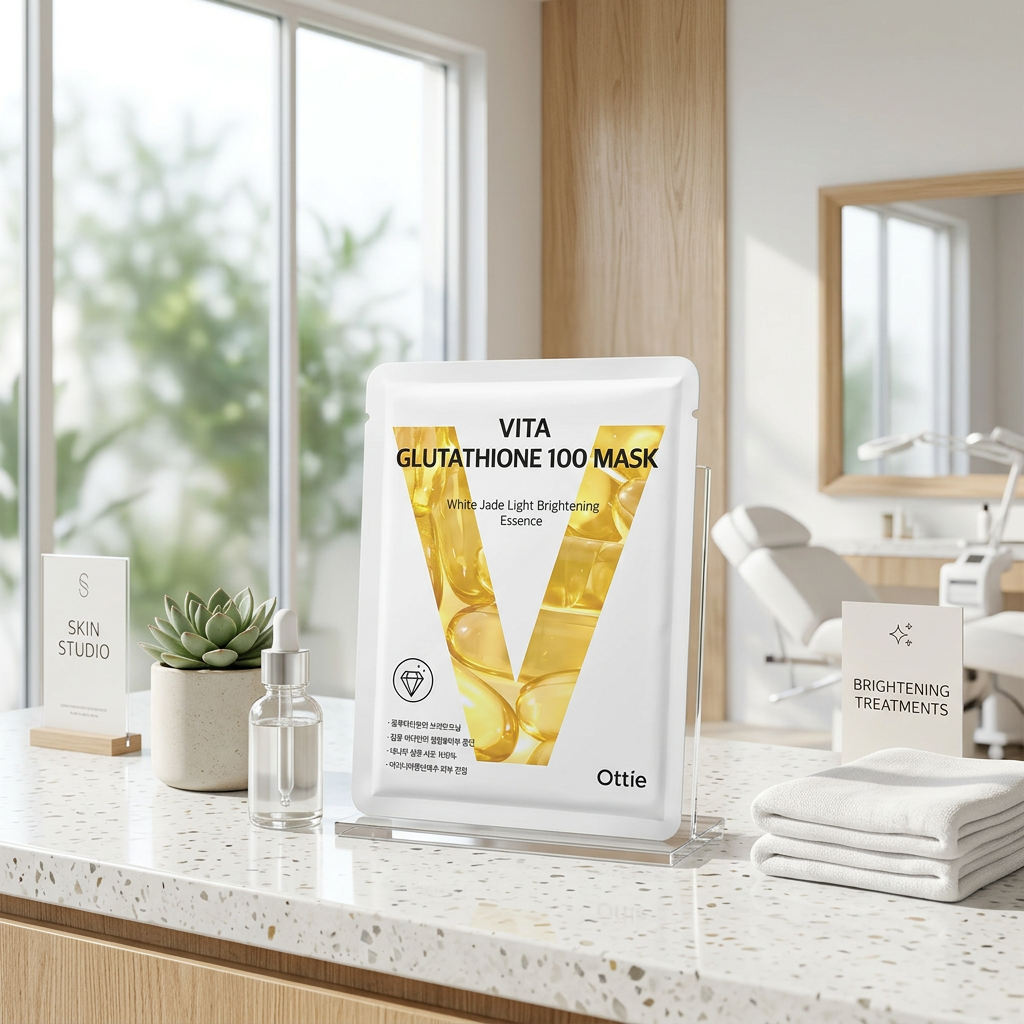 OTTIE - Vita Glutathione 100 Mask -Rozjasňující plátýnková maska s glutathionem - 25 ml