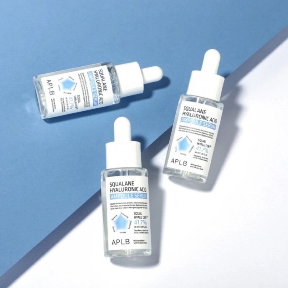 APLB - Squalane Hyaluronic Acid Ampoule Serum - Vysoce hydratační sérum se skvalanem a kyselinou hyaluronovou - 40 ml