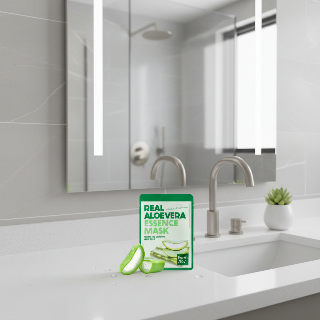 Farm Stay - Real Aloe Vera Essence Mask - Plátýnková maska s Aloe Vera