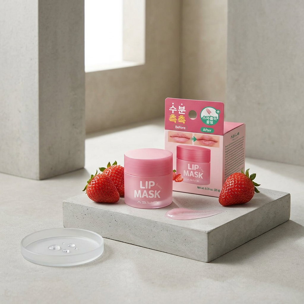 AS:US - Lip Mask Strawberry - Vyživující maska na rty s jahodovou vůní - 20 g