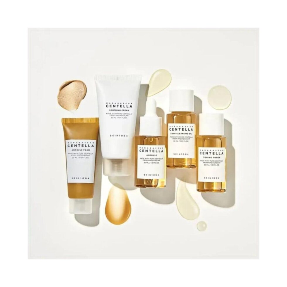 SKIN1004 - Madagascar Centella Travel Kit - Cestovní sada produktů s centellou - 5 ks