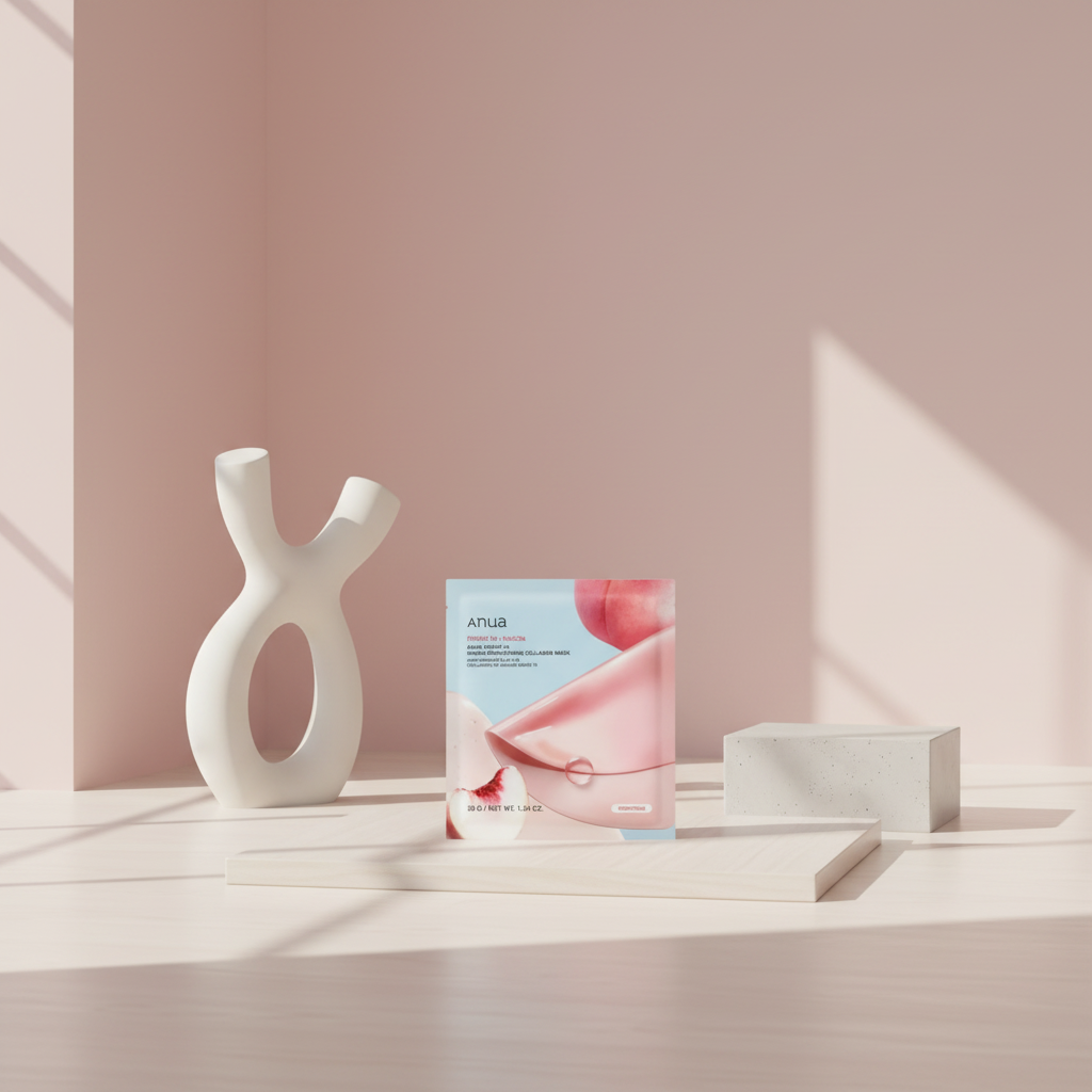 ANUA - Peach 70 Niacin Brightening Collagen Mask - Rozjasňující hydrogelová maska s kolagenem - 38 g