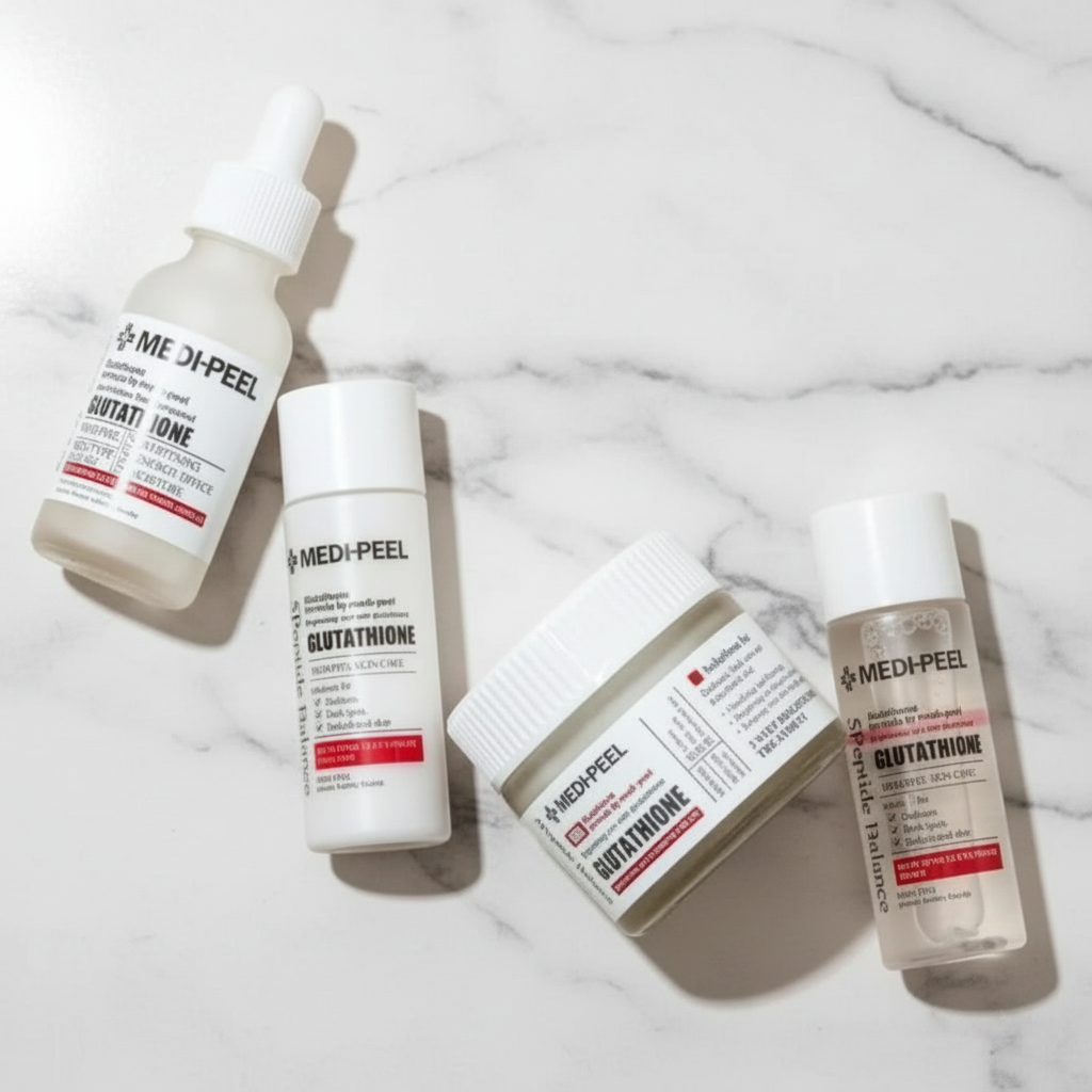 MEDI-PEEL - Glutathione Multti Care Kit - Sada produktů s rozjasňujícím účinkem proti pigmentovým skvrnám - 4 ks