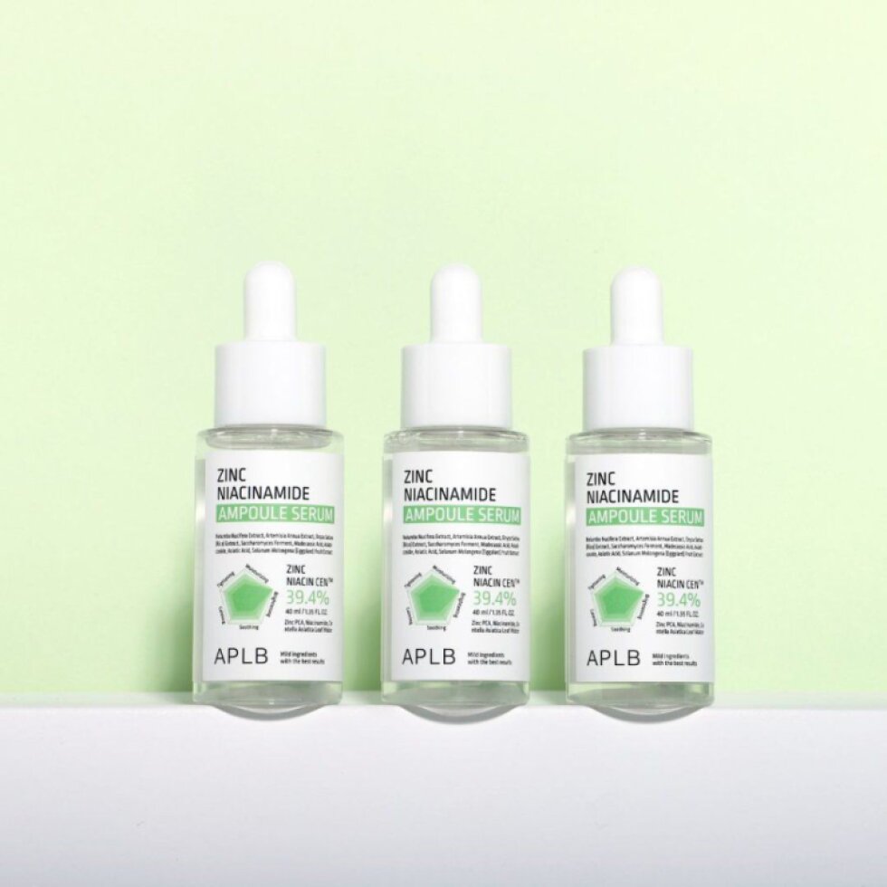 APLB - Zinc Niacinamide Ampoule Serum - Protizánětlivé sérum s niacinamidem a zinkem - 40 ml