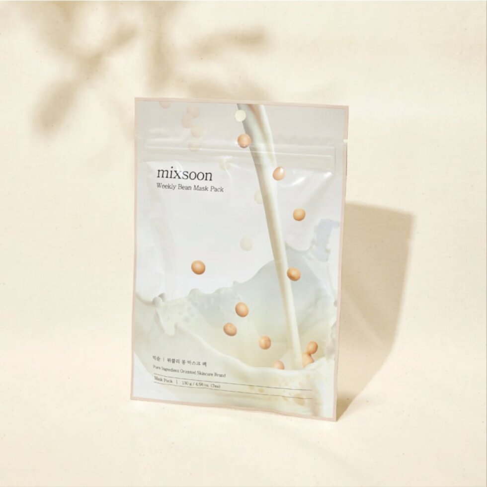MIXSOON - Weekly Bean Mask - Týdenní fazolová maska - 130 g 7 kusů masek