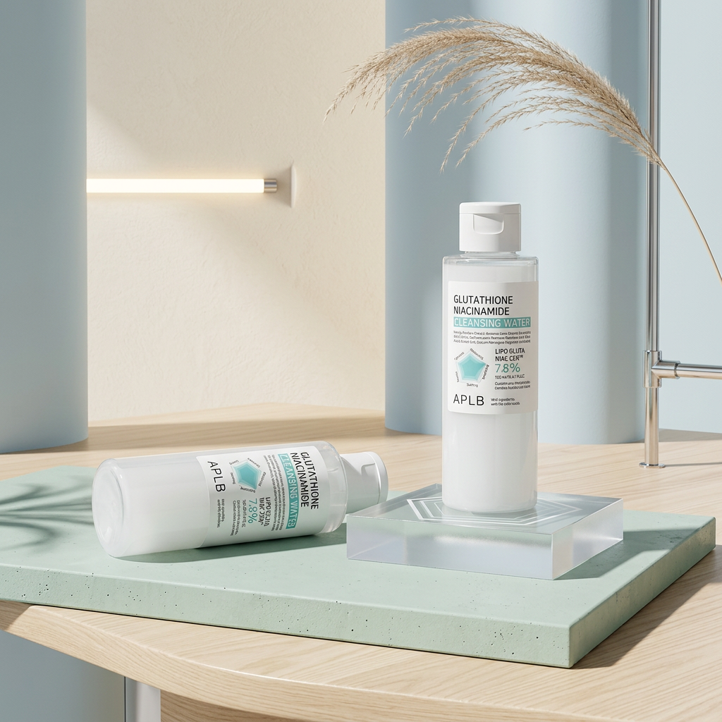 APLB - Glutathione Niacinamide Cleansing Water - Rozjasňující, čisticí, pleťová voda - 160 ml