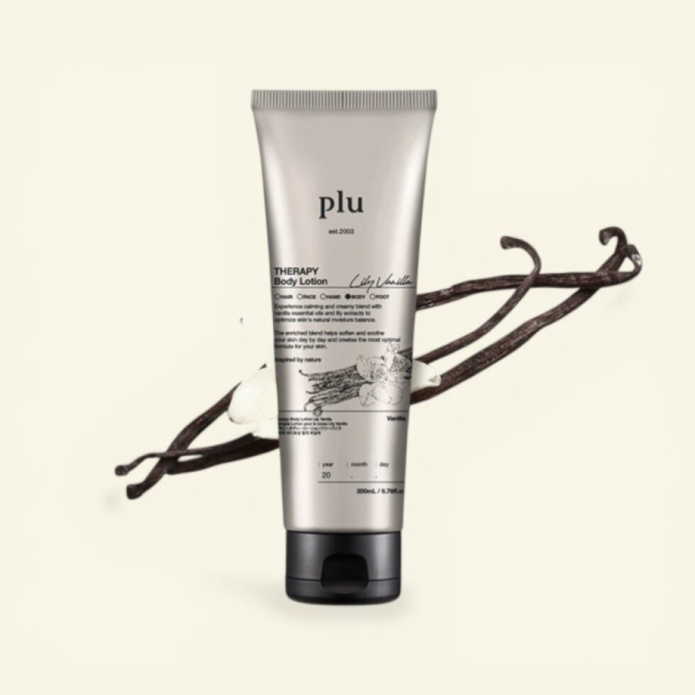 PLU - Aroma Body Lotion Lily Vanilla - Aromatické tělové mléko s vanilkou a lilií - 200 ml